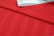 Євро комплект постільної білизни HOBBY Exclusive Sateen Diamond Cizgili червоний 200*220/4*50*70