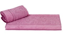 Махровий рушник банний HOBBY Sultan 70*140 рожевий 560г/м2