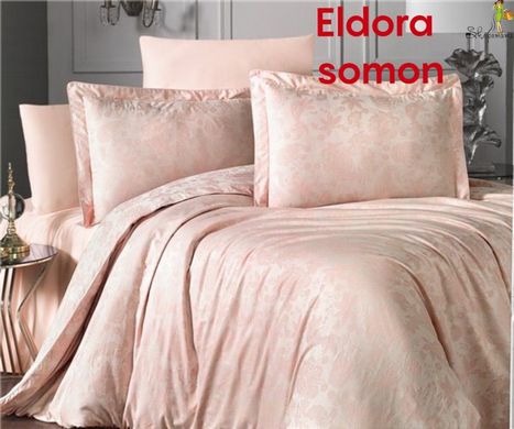 Євро комплект постільної білизни Altinbasak жаккард Eldora somon
