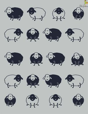 Плед LightHouse Happy Sheep 140*200 темно-синій