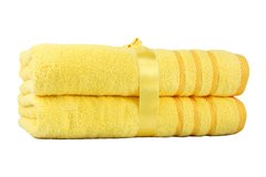 Набір рушників для кухні IzziHome Rubin Stripe жовтий 50*90 2шт. 460г/м2