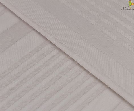 Євро комплект постільної білизни HOBBY Exclusive Sateen Diamond Stripe капучіно 200*220/2*50*70+2*70*70