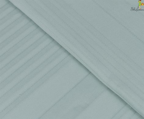 Євро комплект постільної білизни HOBBY Exclusive Sateen Diamond Stripe м'ята 200*220/2*50*70+2*70*70
